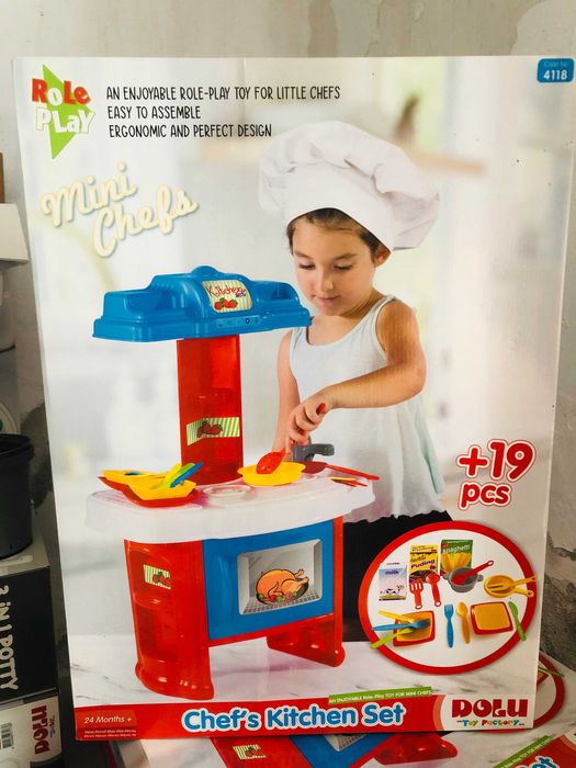 Set Bucatarie pentru copii, 19 accesorii, fete si baietii