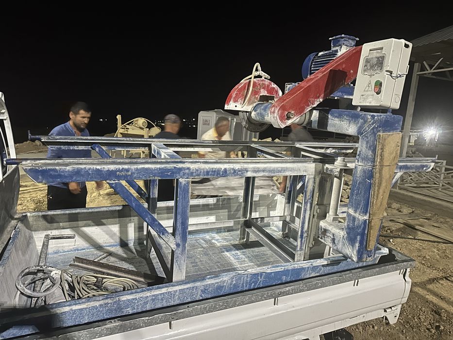 Gisht kesishga stanok mramor granit trevertin