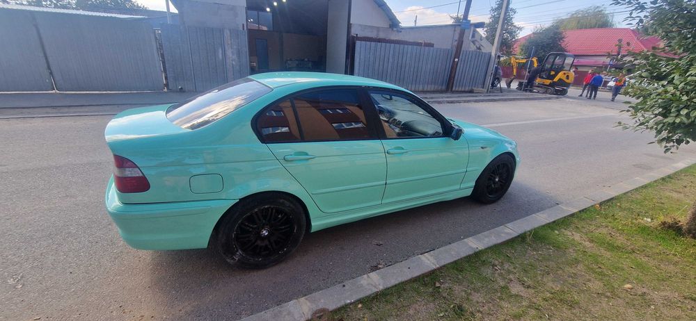 BMW Seria 3 (E46) - 2002 - 2.0 Diesel Stage 1 - Cutie 6 Trepte - Recent Vopsit Turcoaz, Fără Rugină - 2.500 €