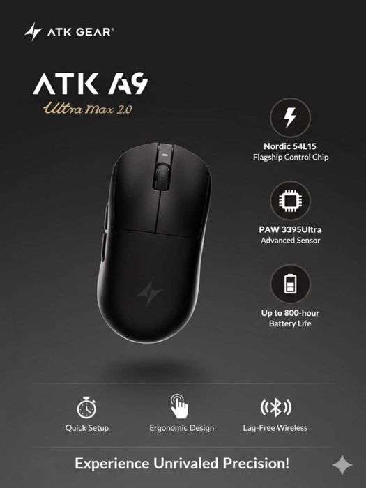 Игровая мышка ATK A9 Ultra Max 2.0