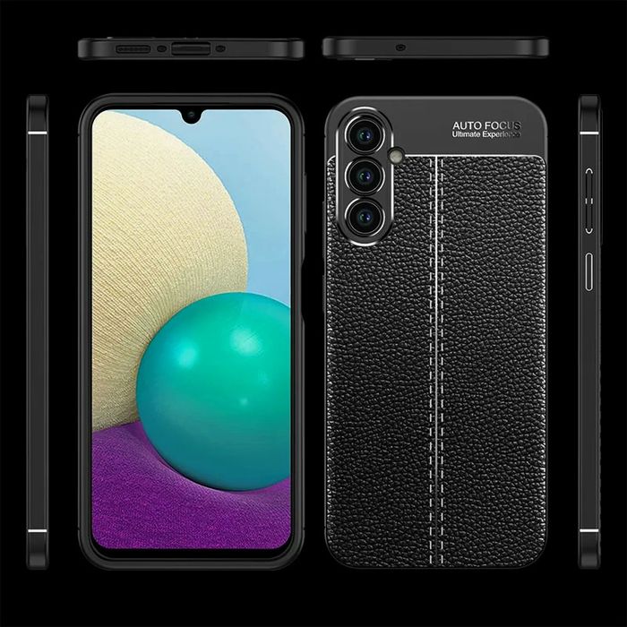 Samsung Galaxy A55 A35 A25 A15 A54 A34 A14/Лукс кейс гръб кожена шарка