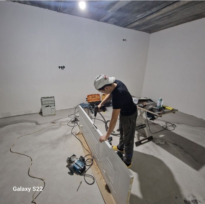 Установка дверей, Межкомнатные двери, Есык орнату, Есик