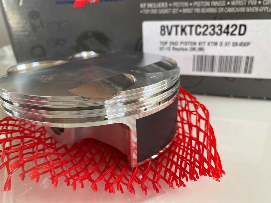 НОВ Топ енд на VERTEX бутало гарнитури верига за KTM SX450F 07-12