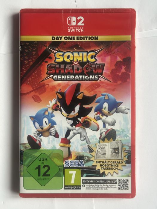 Sonic Shadow generations Nintendo Switch 2