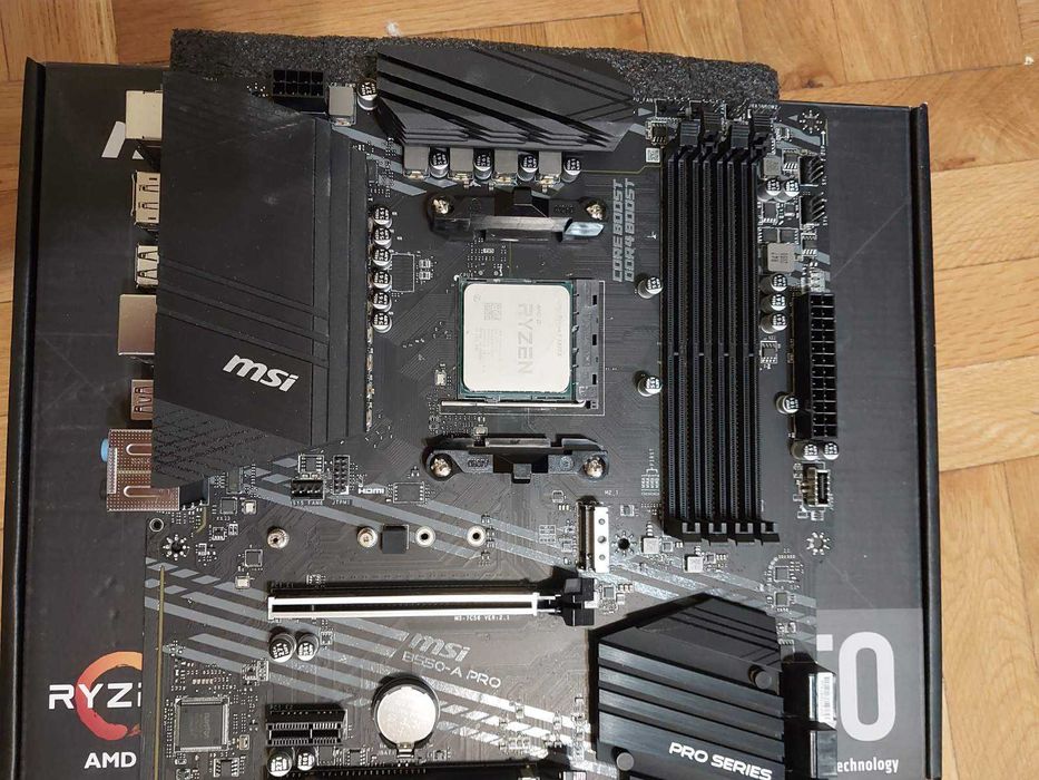 AMD Ryzen 7 5800X + MSI B550-A Pro