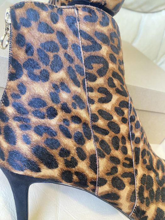 Next - дамски боти естествена кожа с косъм