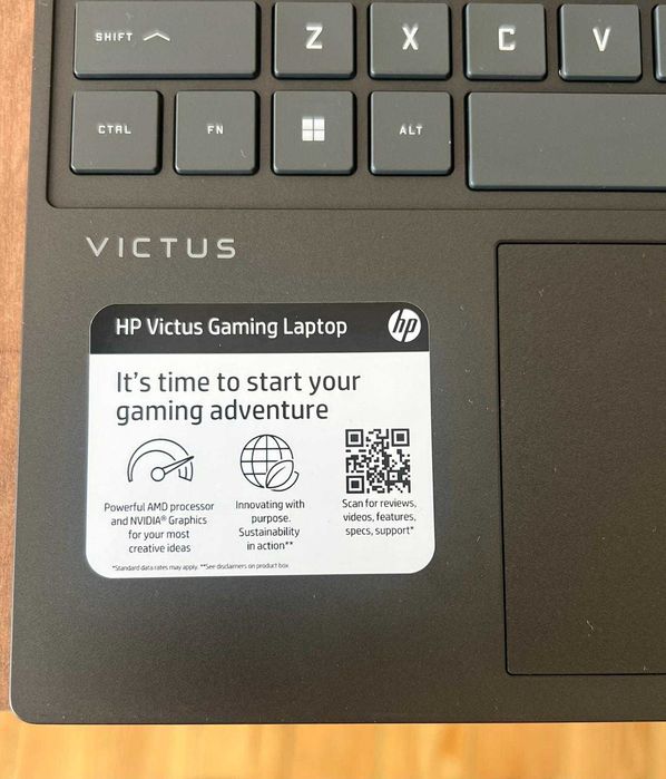 Hp Victus Gamin Laptop 15.6 / Ryzen 7 / Rtx 4050 6Gb