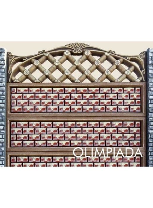 Gard beton prefabricat, bca, boltari model G07 - pavele-garduri.ro