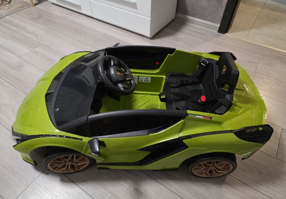 Masinuta electrica Lamborghini Sian verde