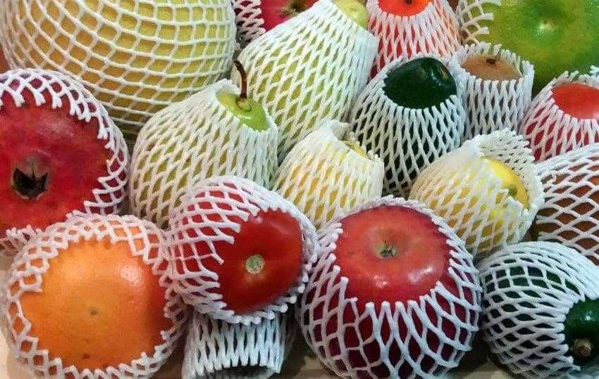 Сетки для фруктов разного цвета
