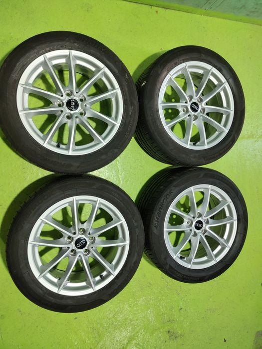 17 5x112 Audi A4 A5 A6 лети джанти 5х112 Ауди а4 а5 а6 225/50/17 летни гуми Hankook