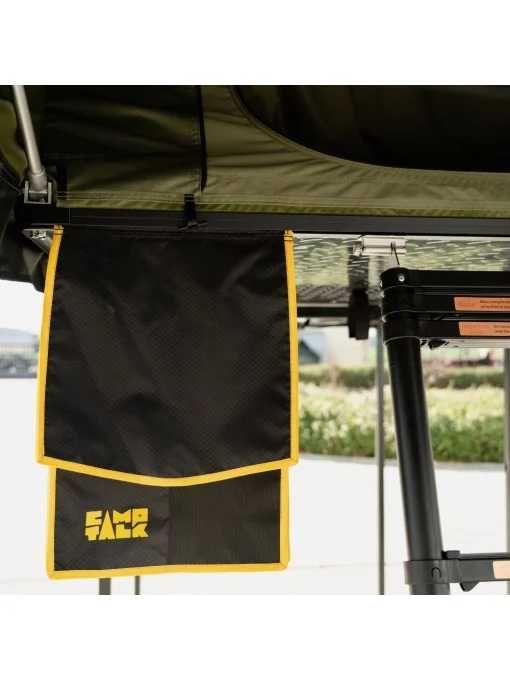 Cort de acoperiș auto CampTalk Echo 140, pentru 2-3 persoane, 140x240 cm, greutate 57 kg, compatibil autovehicule mici, SUV și 4x4