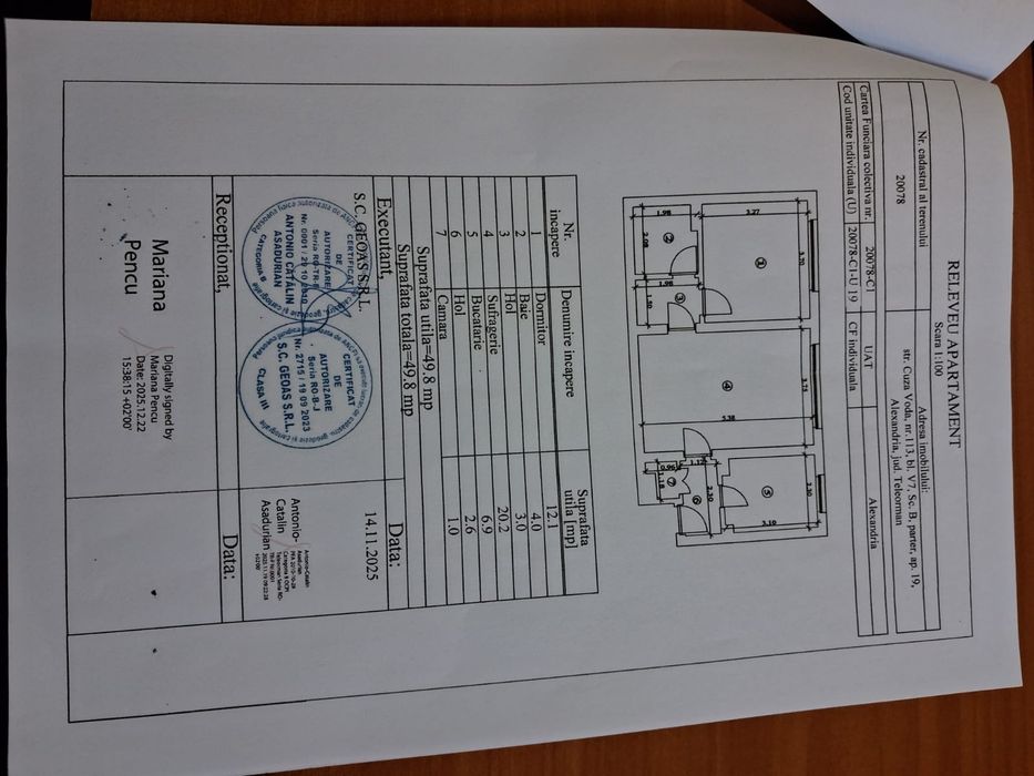 Apartament de vanzare