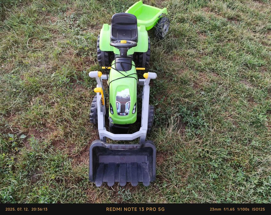 Tractor Smoby Farmer Max cu remorca, stare buna, foarte putin folosit