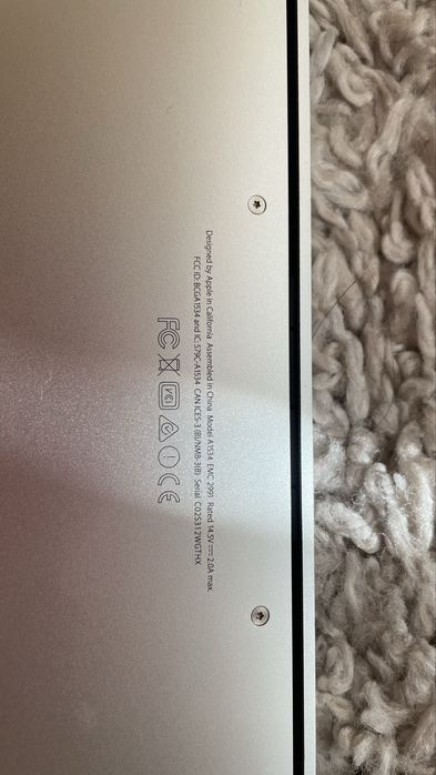 Apple MacBook Air 8GB RAM 256GB SSD 12"(2016) + Apple Magic Mouse 2