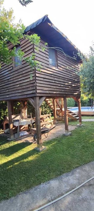 Къща с басейн и просторен двор в с. Скравена.