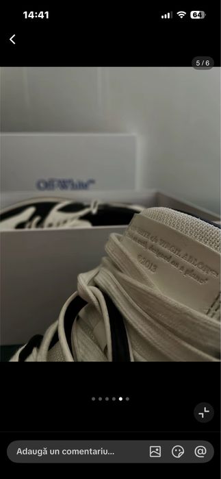 Off white ofice negru