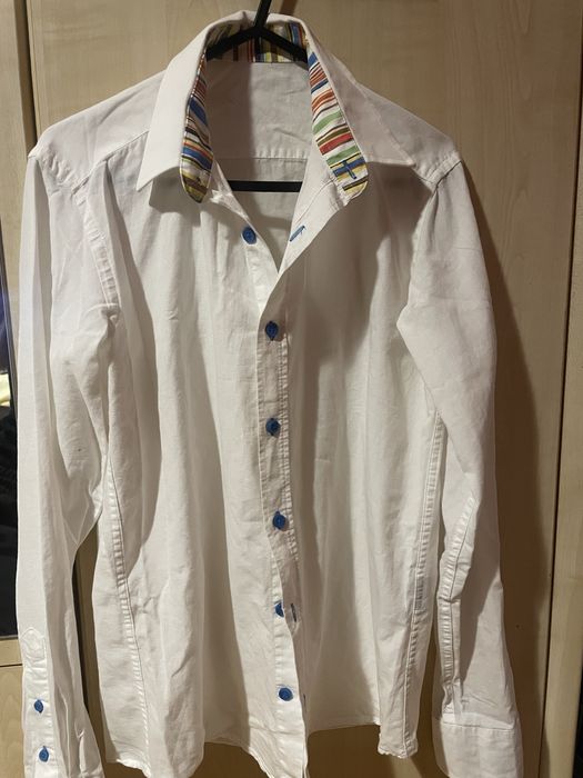 Бяла мъжка риза s/m