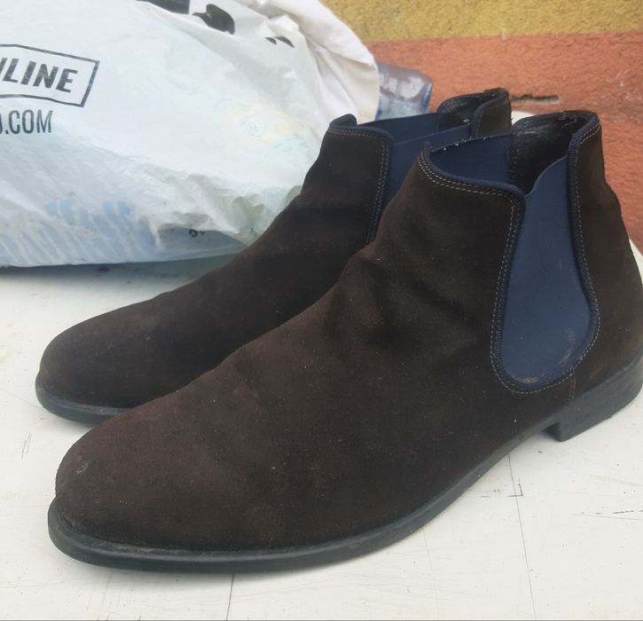 Ghete Chelsea din Piele