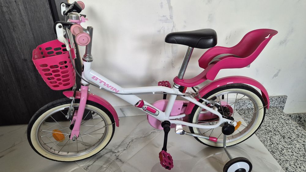 BTWIN 16 инча розово