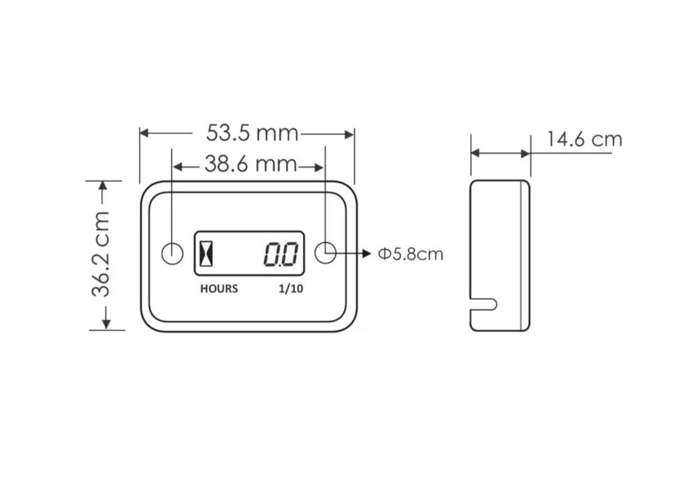 Turometru/Tahometru Pt Motor pe Benzina la Motocicleta ATV AUTO–T1–T2
