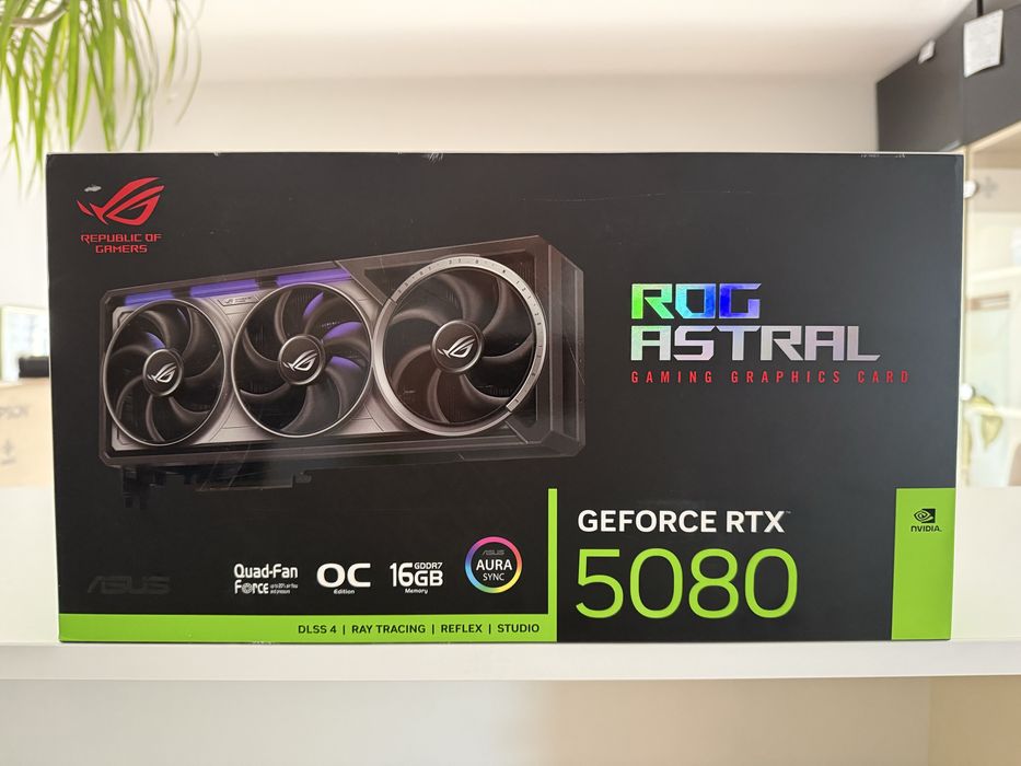 Asus ROG ASTRAL RTX 5080 16OC Sigilata