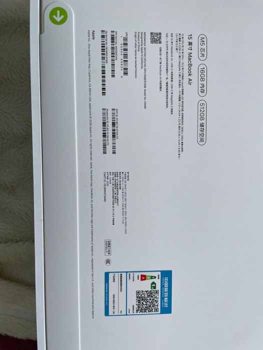 Apple MacBook Air M5 16/512gb!