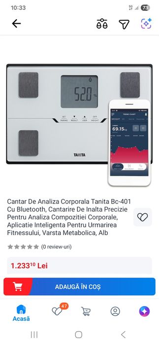 Cantar De Analiza Corporala Tanita Bc-401