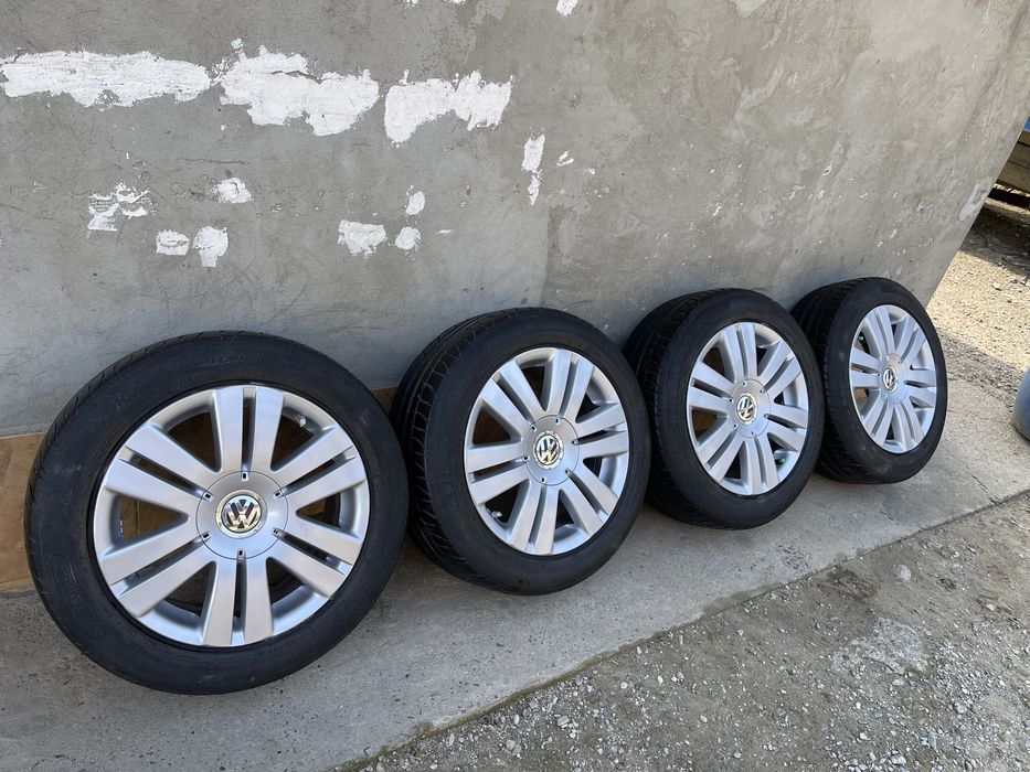 Jante 5x112 cu cauciucuri 205 55 16