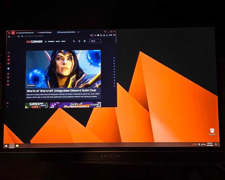 Monitor portabil LED IPS Arzopa S1 Table 15.6", Full HD (1920x1080), 60Hz