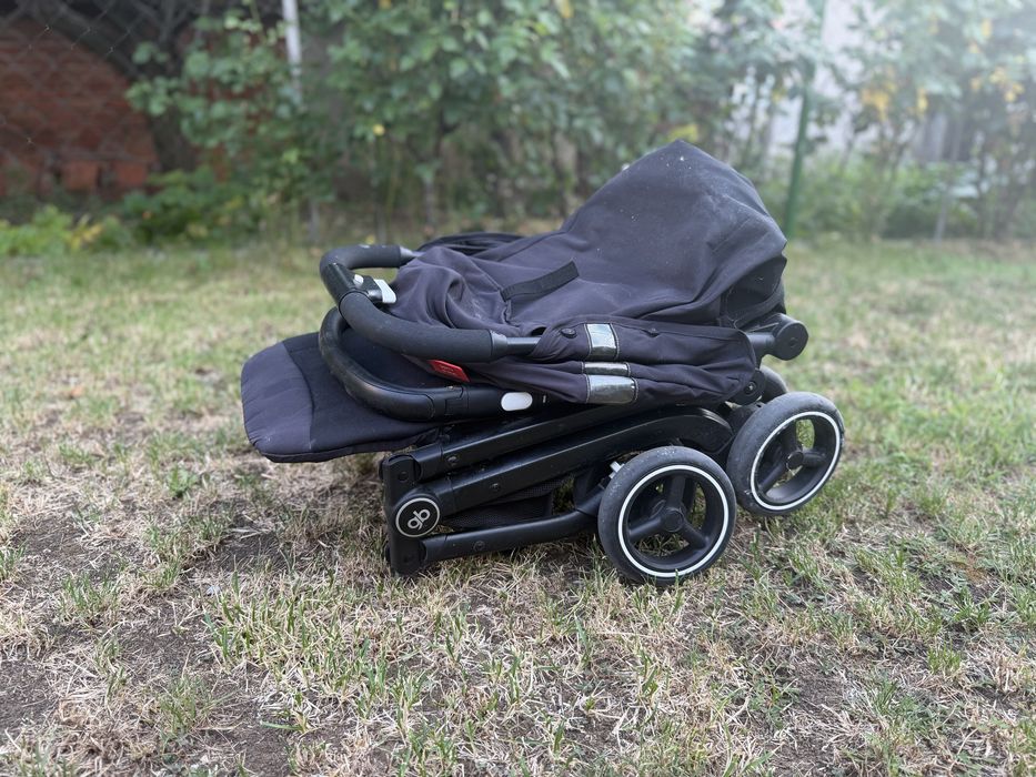 Бебешка количка GB Qbit + All Terrain Velvet black