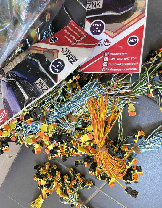 cablu mufa contector airbag 2 3 fire volan pasager genunchi cortina