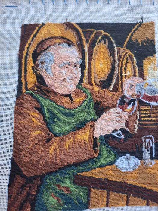 Goblen cusut manual impecabil