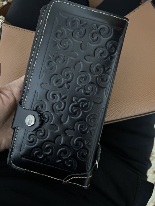 Кожаное портмоне