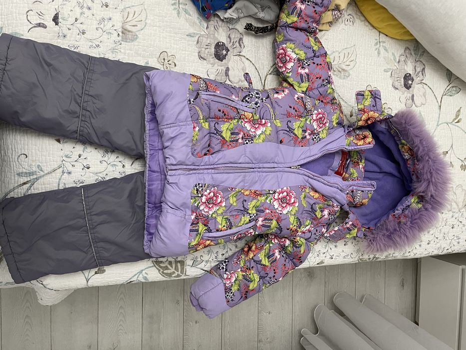 Детская куртка с комбинезоном