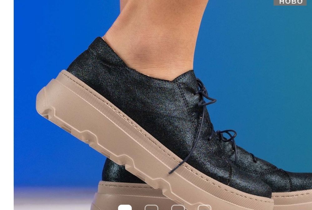 обувки Gabina хамелеон тъмно синьо към черно