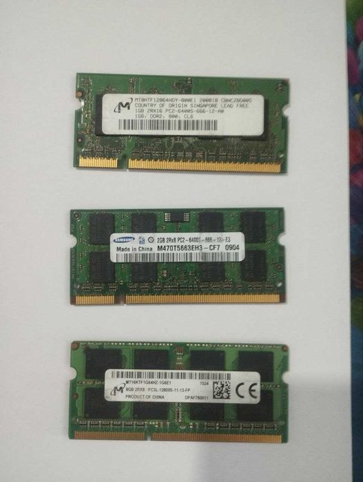 Оперативная память RAM  DDR3 SODIMM 3200MHz 4г для ноутбуков