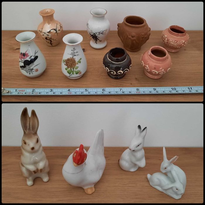 Bibelouri portelan si cescute ceai/cafea