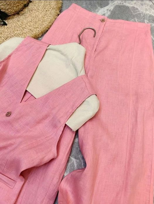 Брючный летний костюм