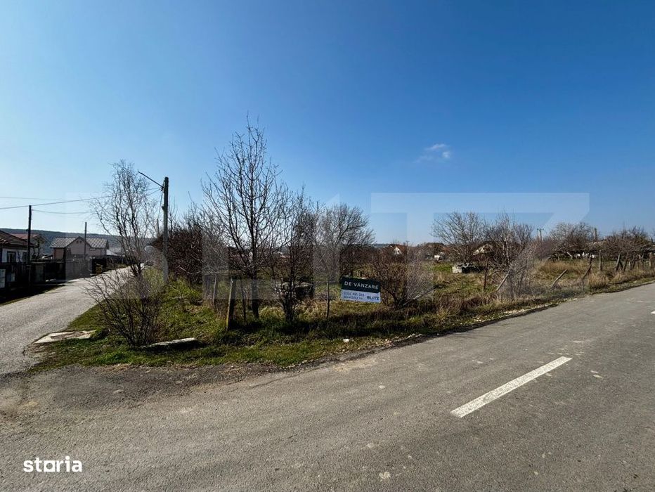 Teren IV 1200 mp, deschidere bilaterala, toate utilitatile, Podari