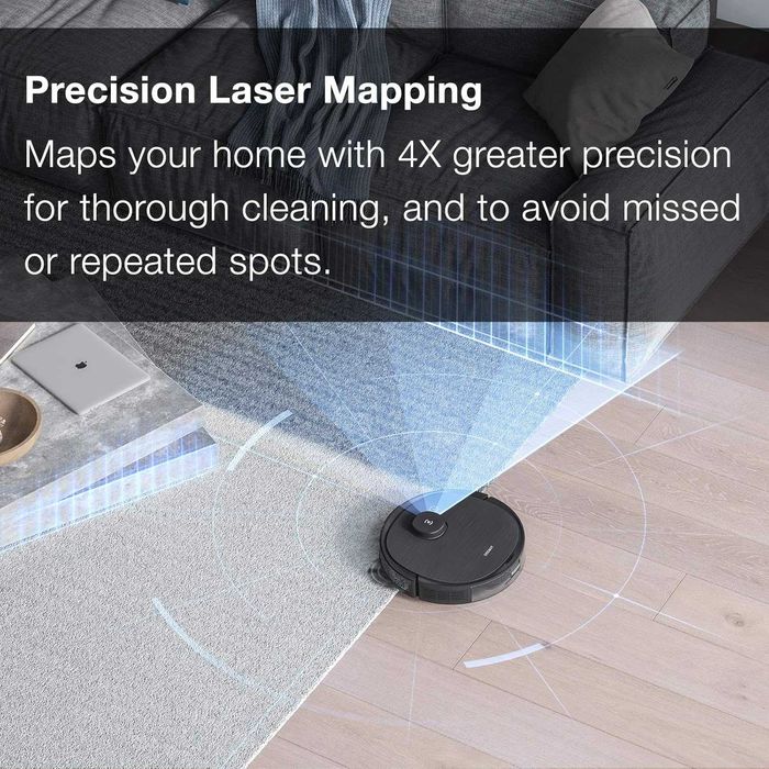 Mop robot cu AI live video Deebot Ecovacs Ozmo T8 AIVI. 66% REDUCERE