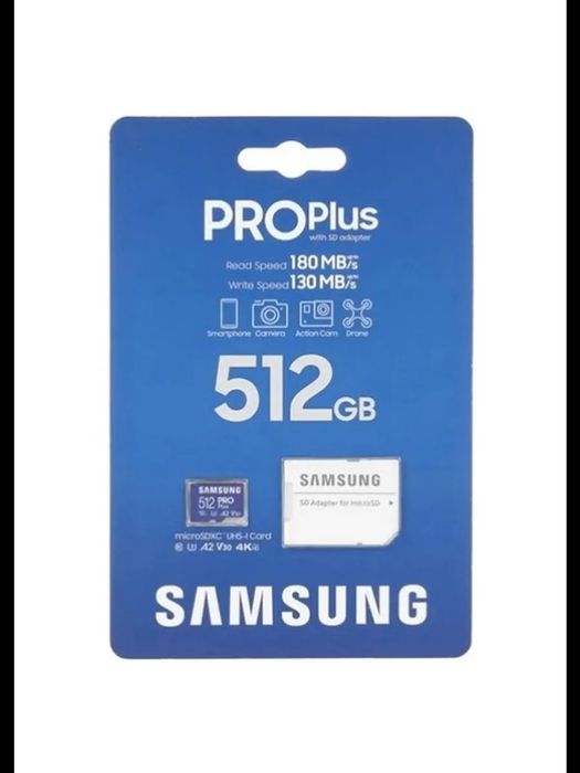 Samsung Pro Plus MicroSD 512GB 4K