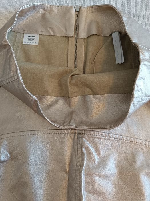 Fustă Imperial argintiu/Champagne metalizat