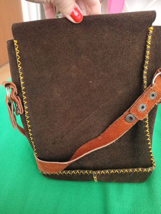 Бутикова чанта от естествена кожа "Dsquared"1964