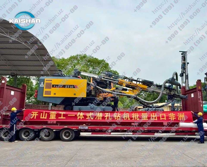Интегрированная буровая установка ZT10, глубина 28м, диаметр 130мм