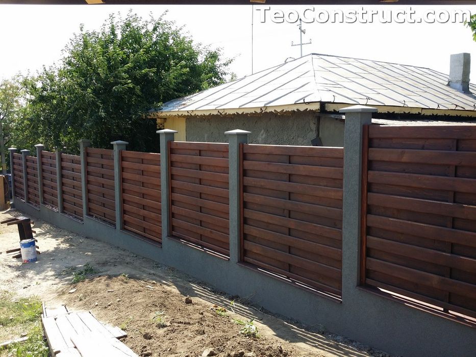 Fac garduri diverse modele