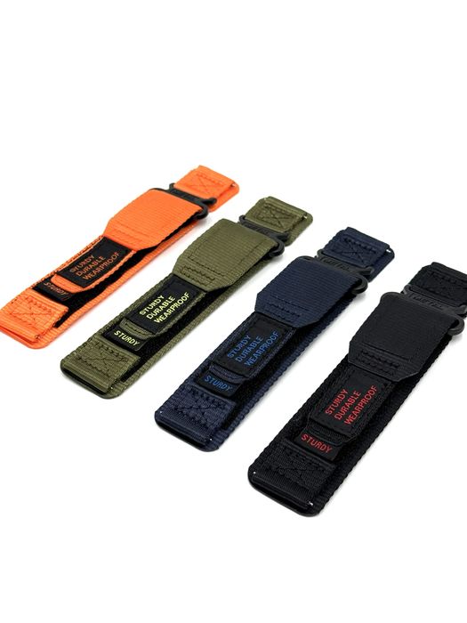 Широка каишка от текстил с велкро закопчаване за Samsung | Huawei | Amazfit и др. с Quick Release пинчета