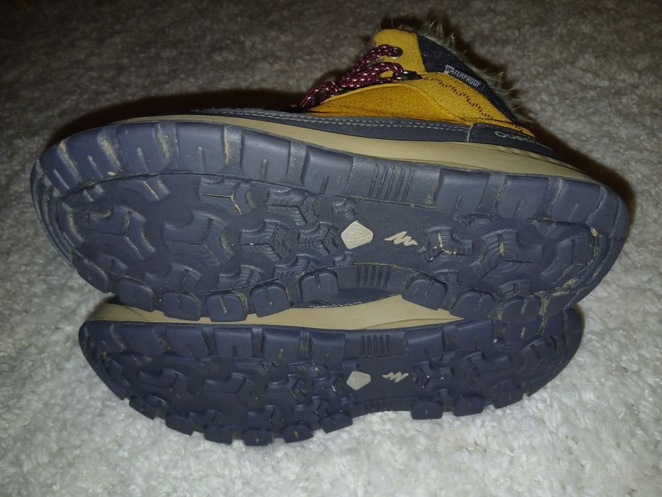 Туристически обувки естествена кожа Quachua 38