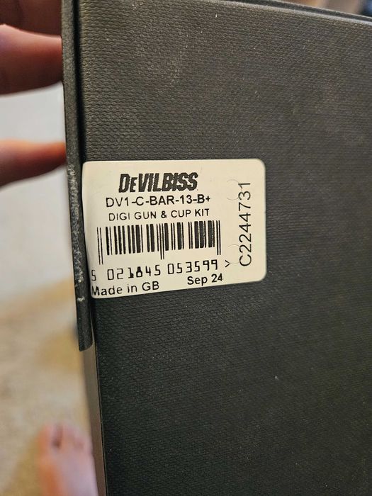 Pistol vopsit Devilbiss DV1 display digital