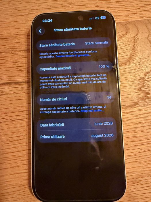 Iphone 17 pro nou are doar 15 incărcări